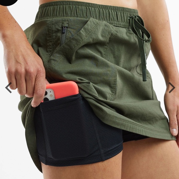 Title nine Dresses & Skirts - Title Nine Scout Ripstop Skort in Pacific Pine (Olive Green) Size XL (16)